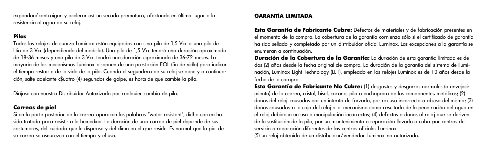 Luminox Standard User Manual | Page 18 / 40