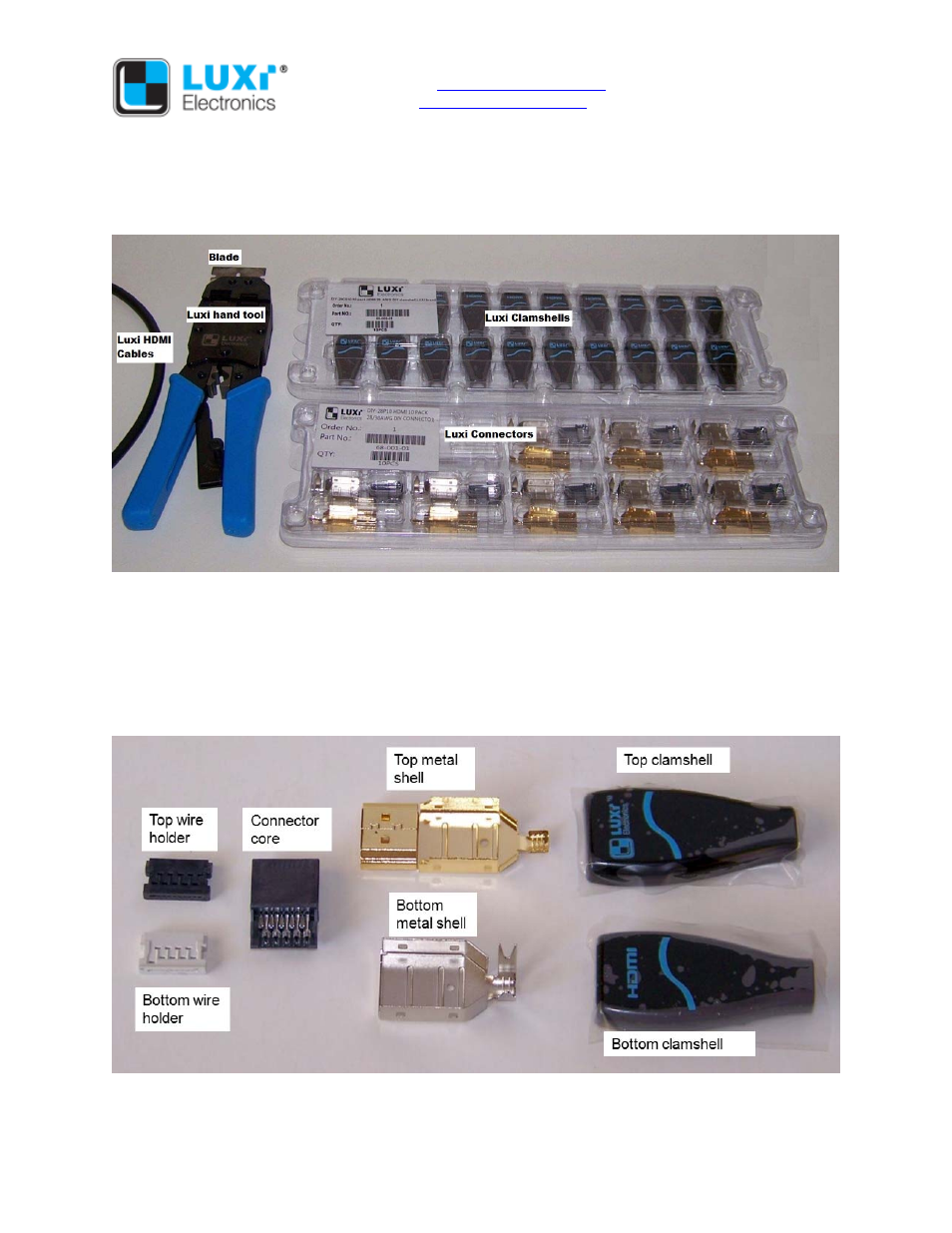 Identifying the components | Luxi Electronics DIY-30BS10 User Manual | Page 2 / 9