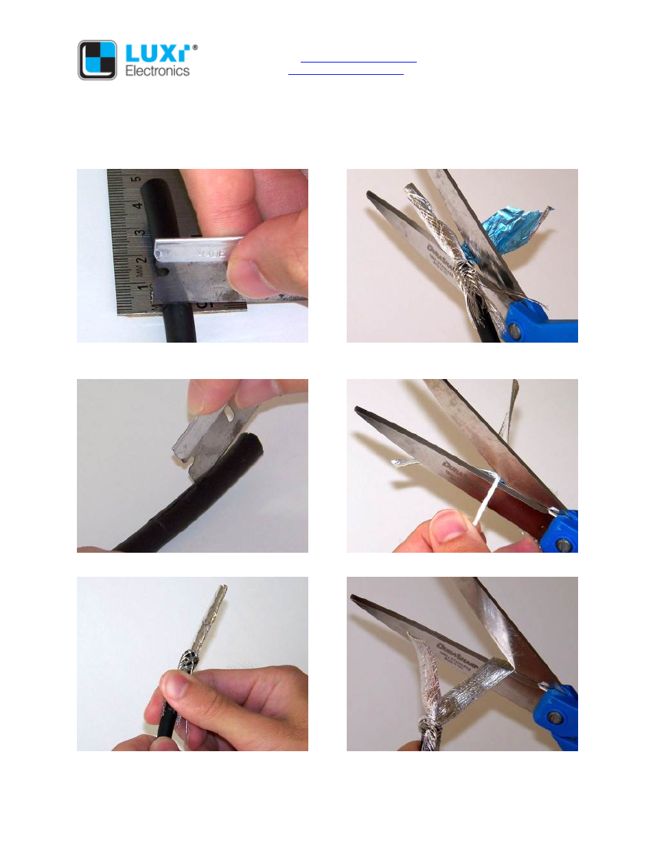 Step 1, wire preparations | Luxi Electronics DIY-30BS10 User Manual | Page 3 / 9