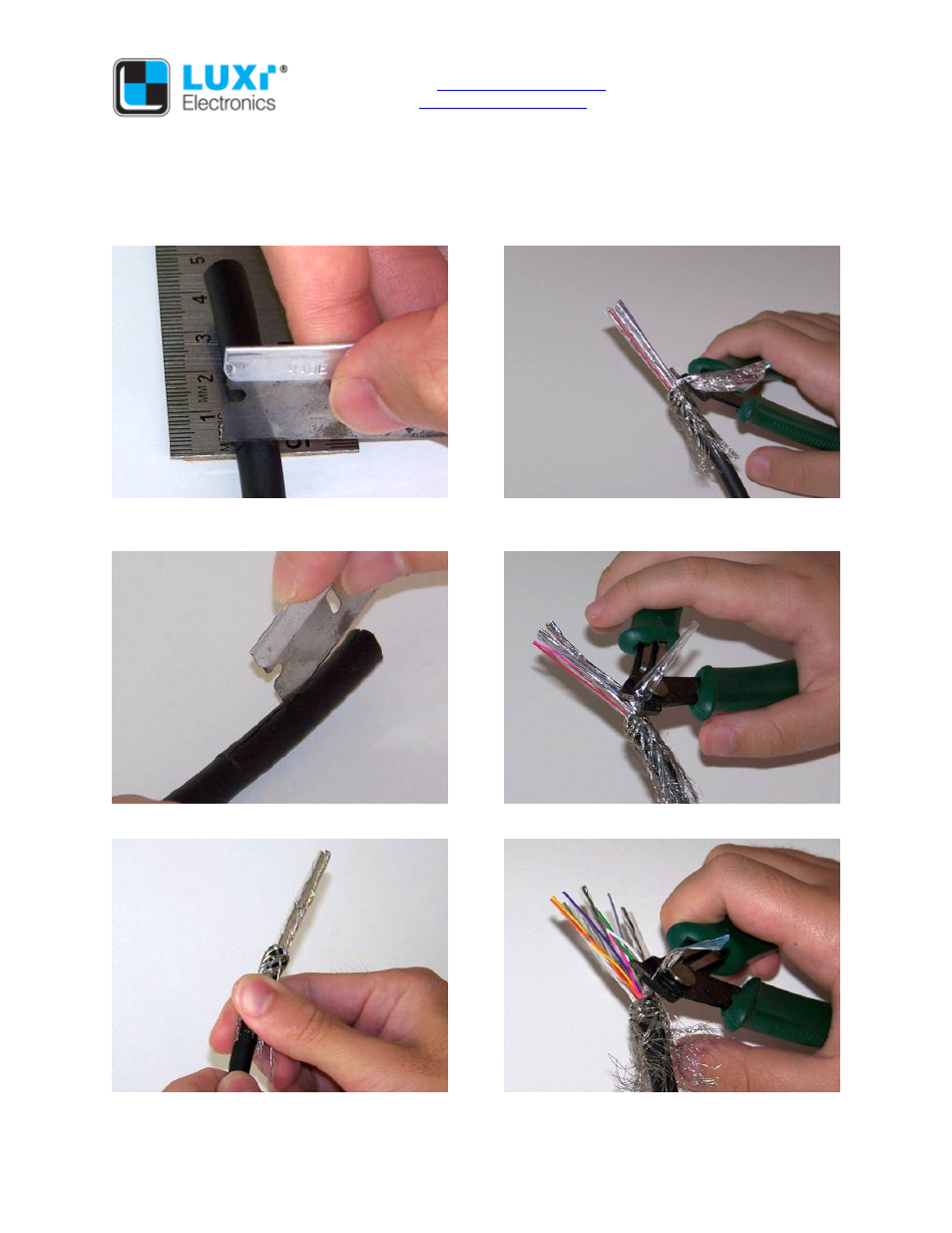 Step 1, wire preparations | Luxi Electronics DIY-28DS10 User Manual | Page 3 / 9