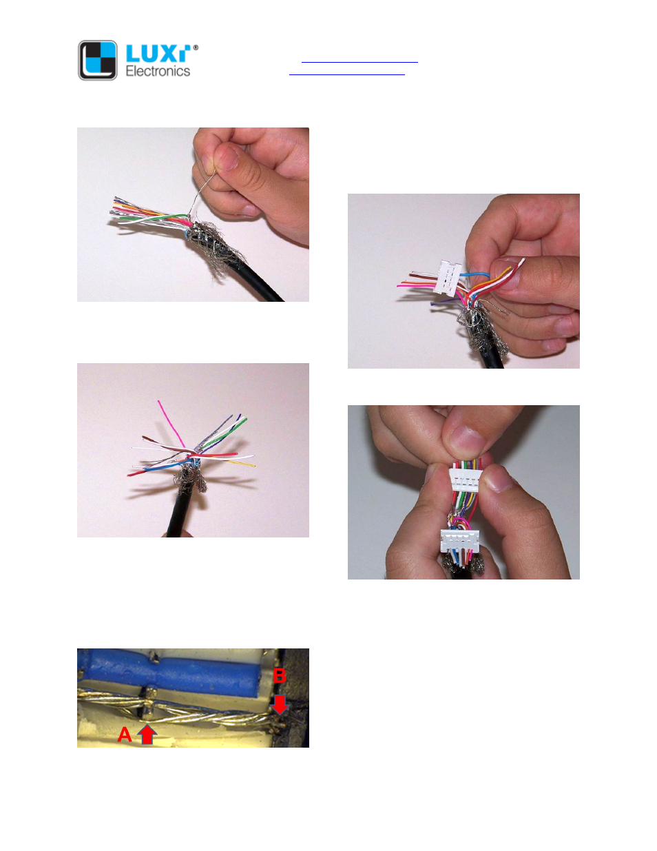 Step 2, wire threading | Luxi Electronics DIY-28DS10 User Manual | Page 4 / 9