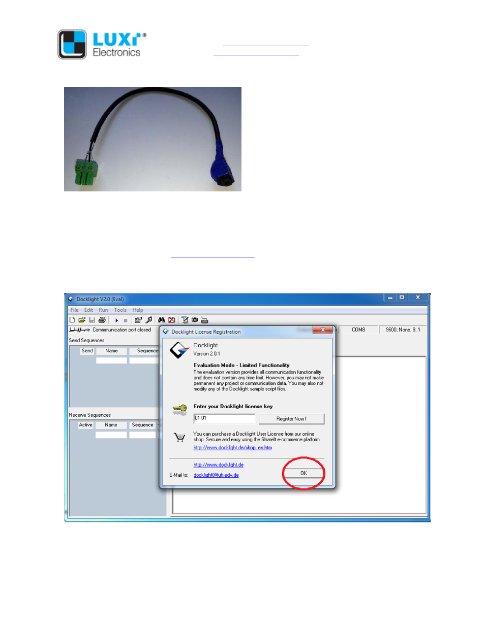 Luxi Electronics RS-232 User Manual | Page 2 / 5