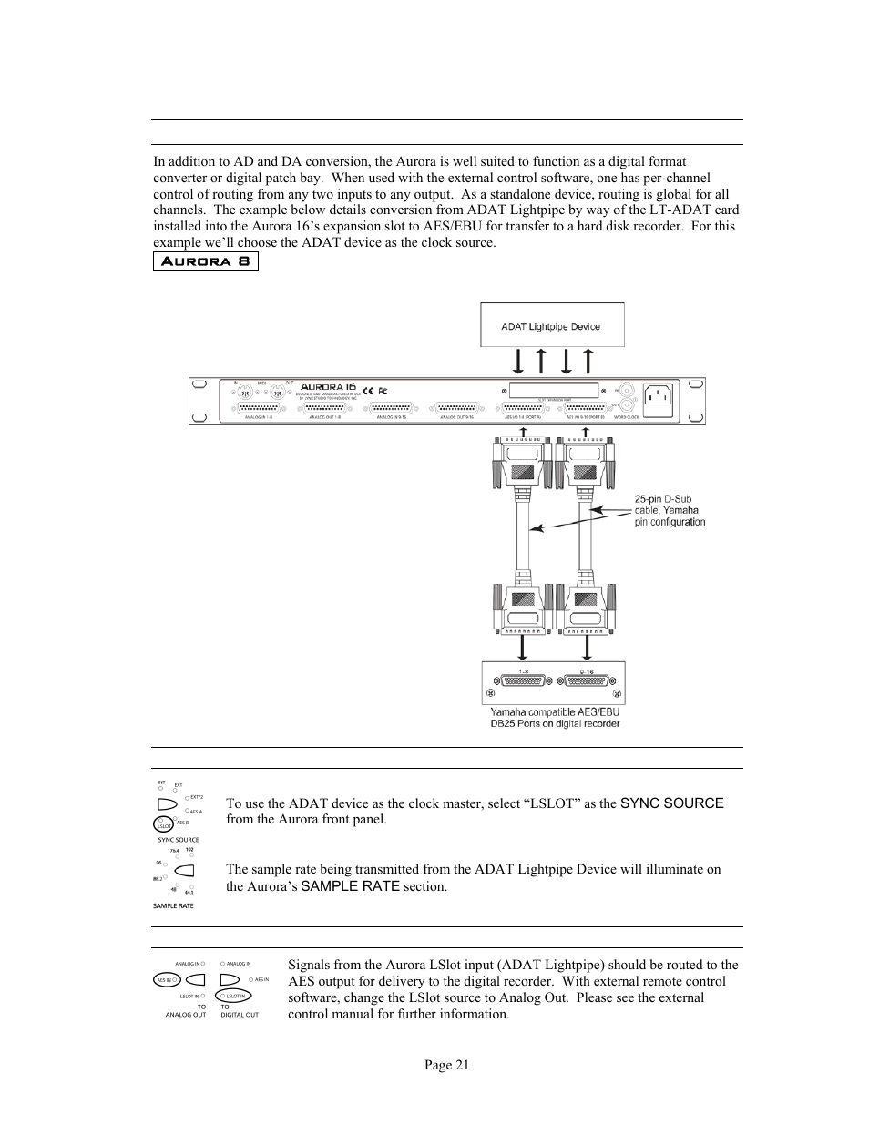 Lynx Studio Aurora 16 User Manual | Page 23 / 32