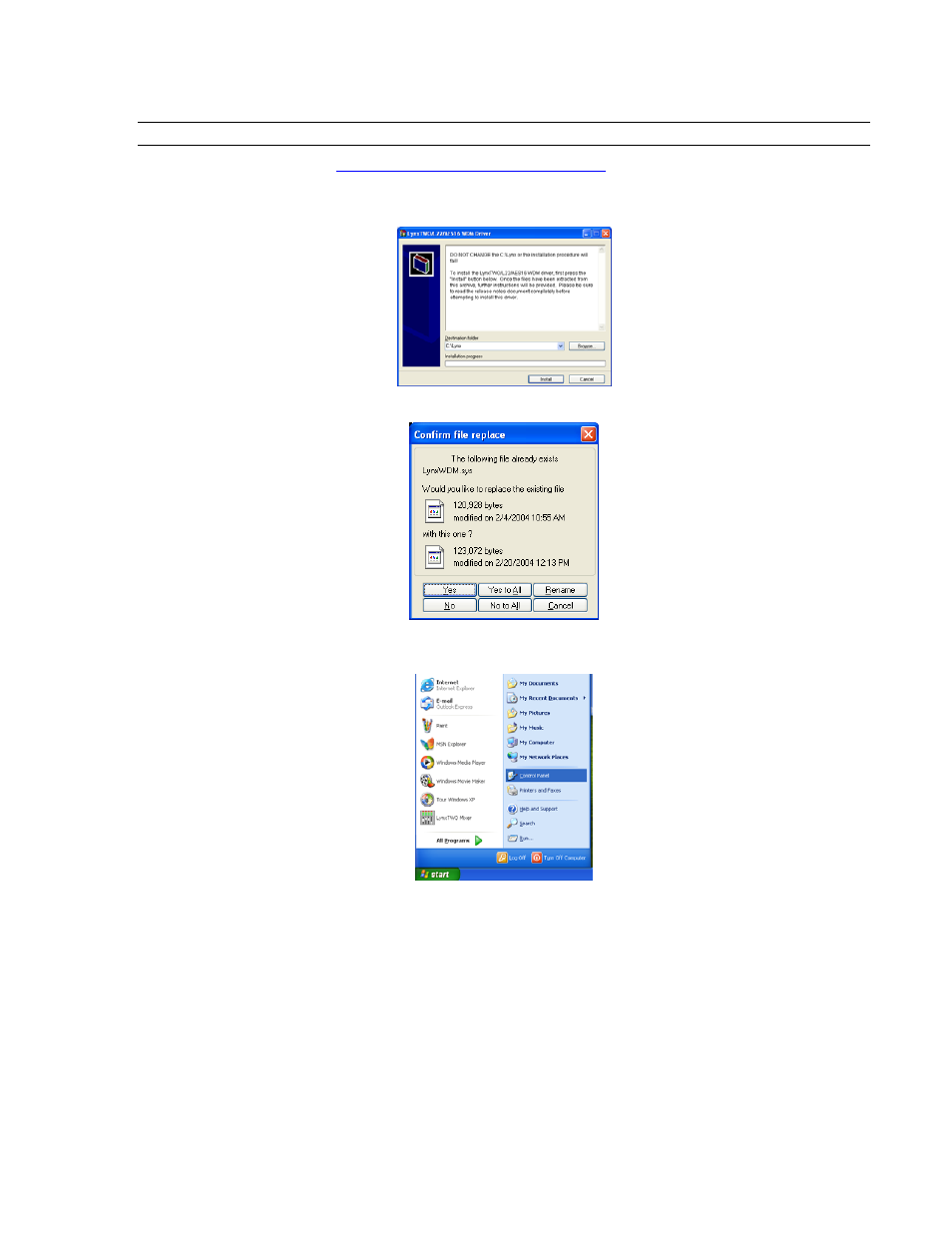 4 updating an existing wdm driver, Updating an existing wdm driver | Lynx Studio AES16 User Manual | Page 12 / 81