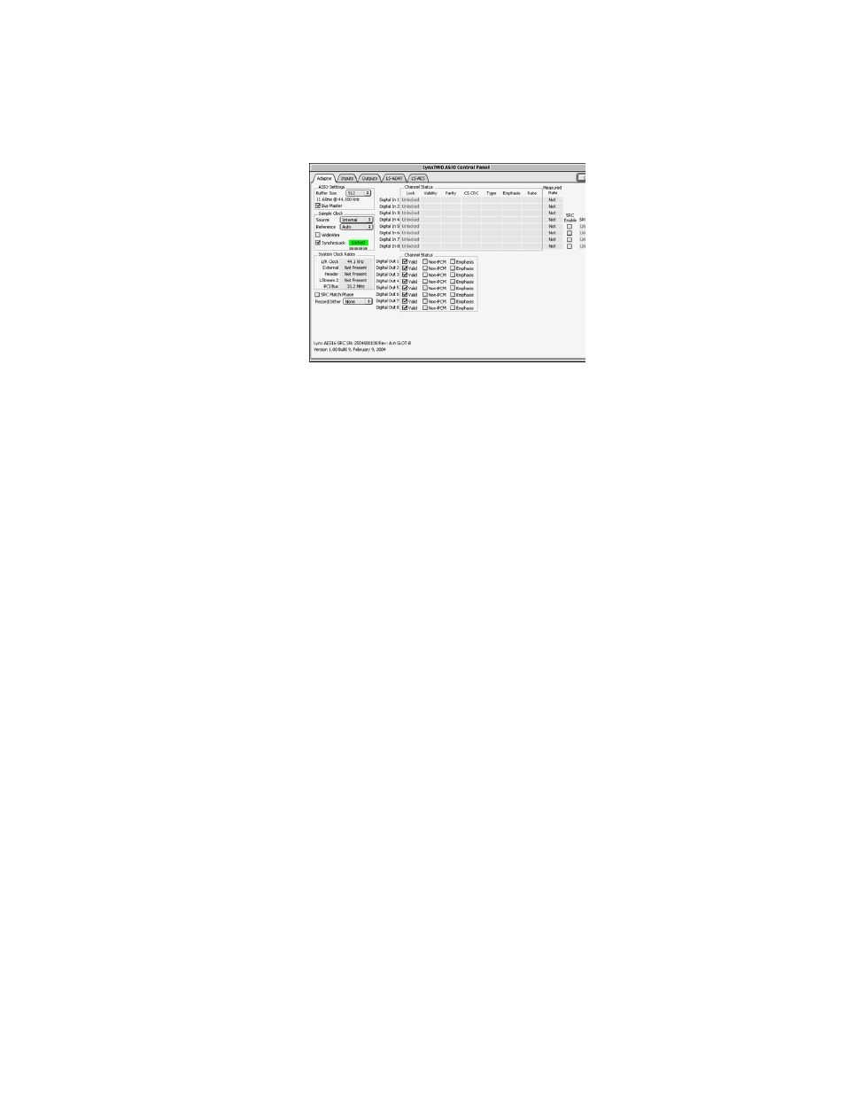 Lynx Studio AES16 User Manual | Page 38 / 81