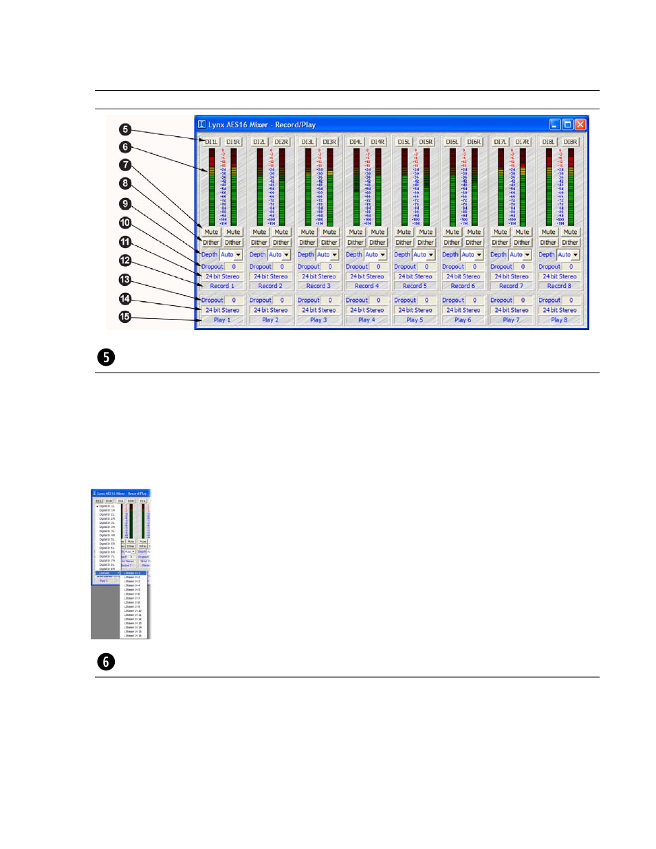 3 record/play window, Record/play window | Lynx Studio AES16 User Manual | Page 50 / 81