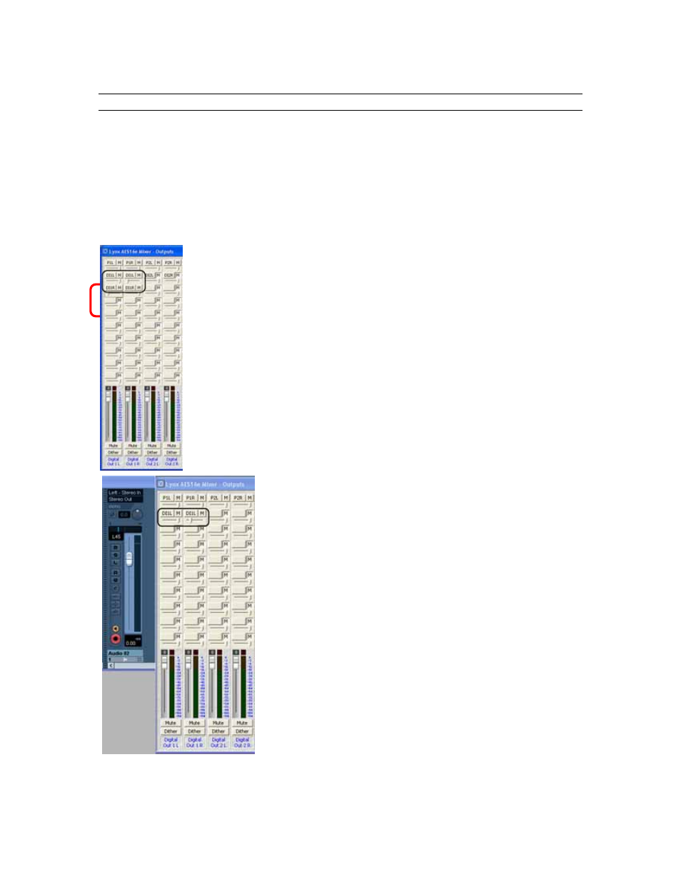 3 using direct monitoring in an asio application | Lynx Studio AES16e User Manual User Manual | Page 57 / 74