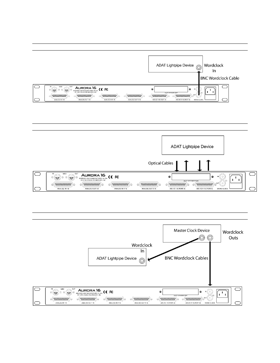 Aurora and adat device slave to house clock | Lynx Studio LT-ADAT User Manual | Page 9 / 13
