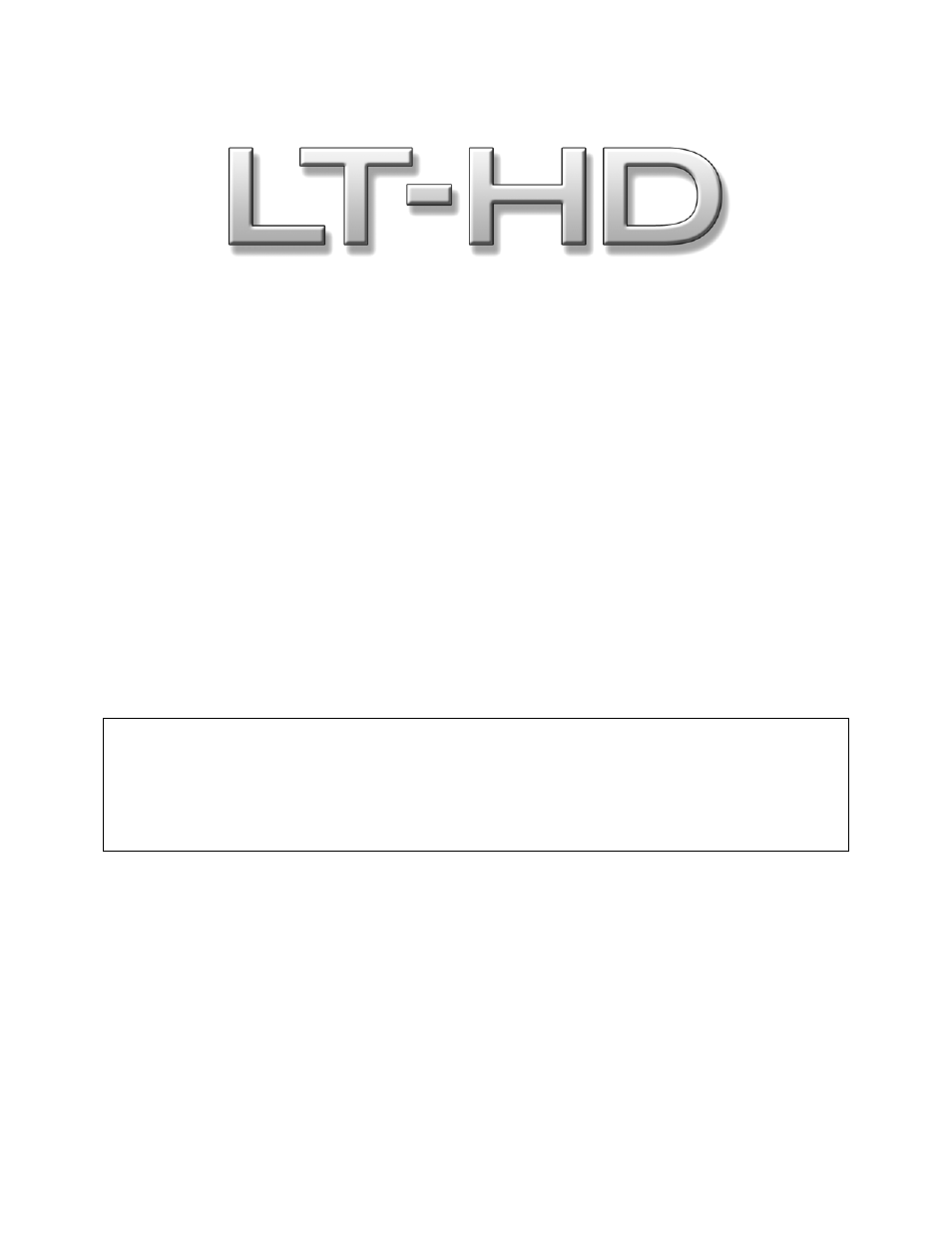 Lynx Studio LT-HD User Manual | 28 pages