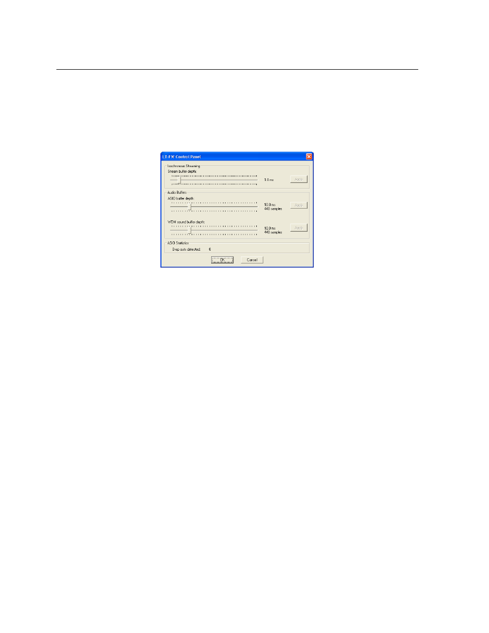 6 lt-fw control panel (windows only) | Lynx Studio LT-FW User Manual | Page 27 / 43