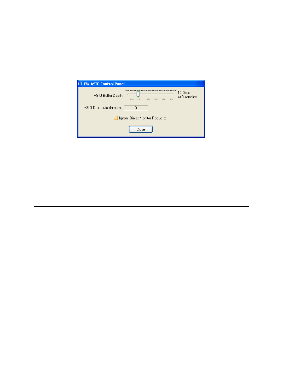 2 macintosh os x, 1 controlling latency by changing the buffer size | Lynx Studio LT-FW User Manual | Page 33 / 43