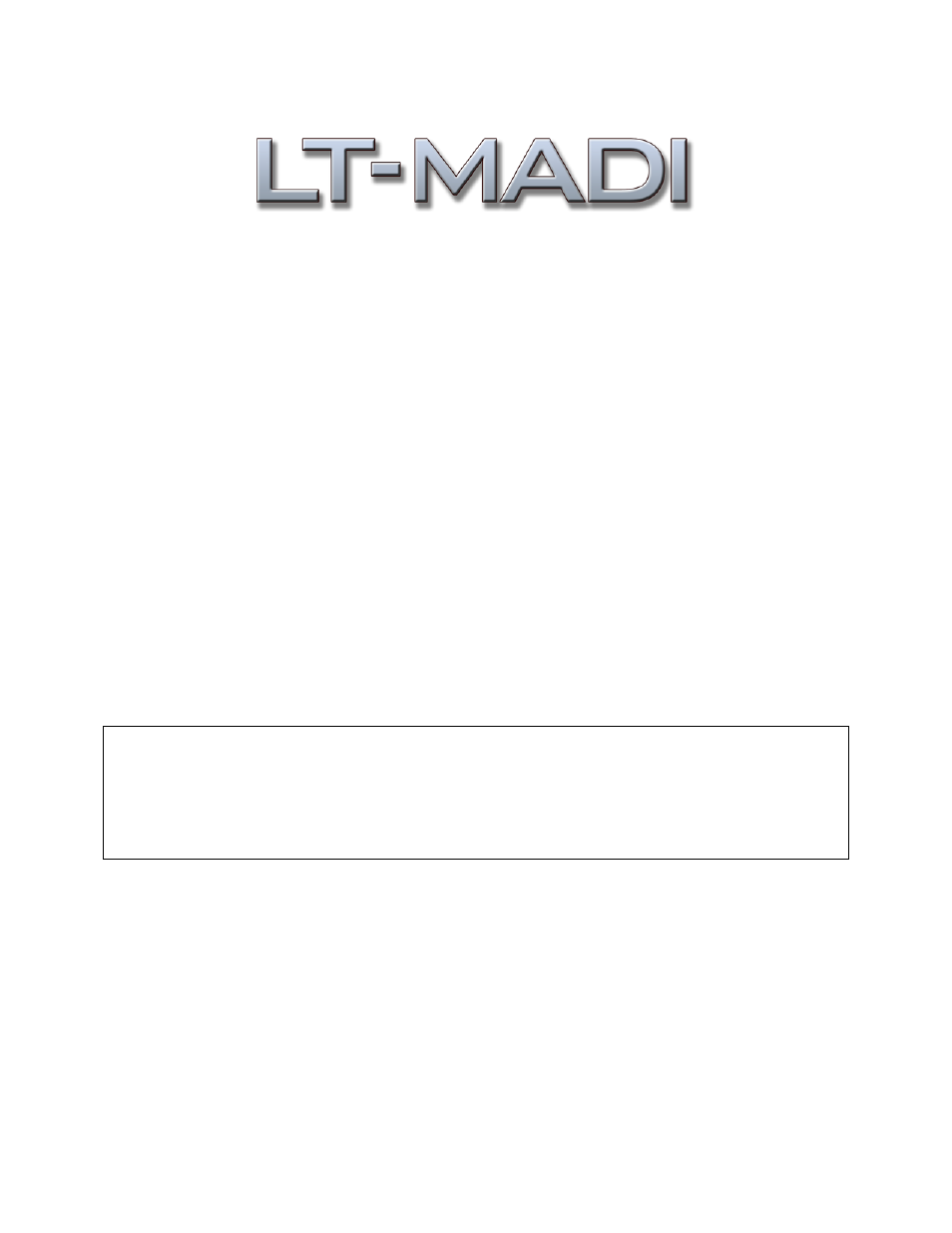 Lynx Studio LT-MADI User Manual | 32 pages