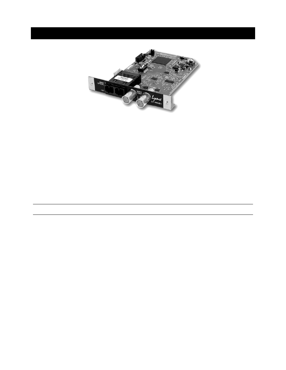 7 external connections | Lynx Studio LT-MADI User Manual | Page 13 / 32