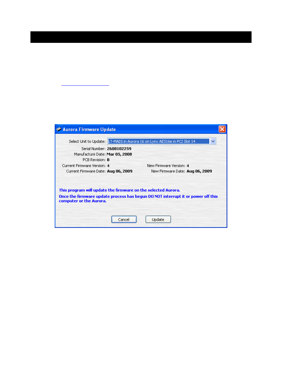 10 updating the firmware on the lt-madi | Lynx Studio LT-MADI User Manual | Page 29 / 32