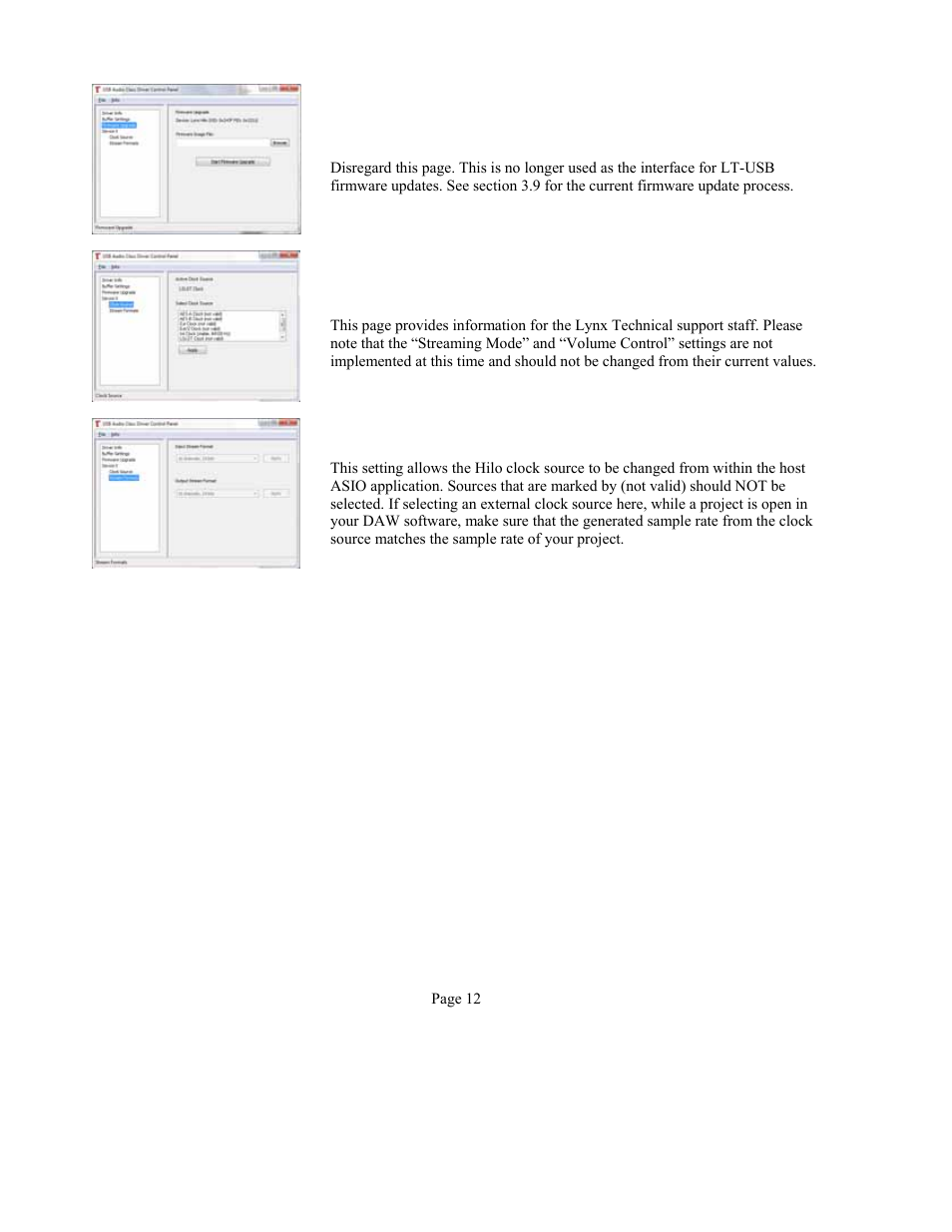 Lynx Studio Hilo Reference A/D D/A Converter System - Owner's Manual with LT-USB User Manual | Page 16 / 68