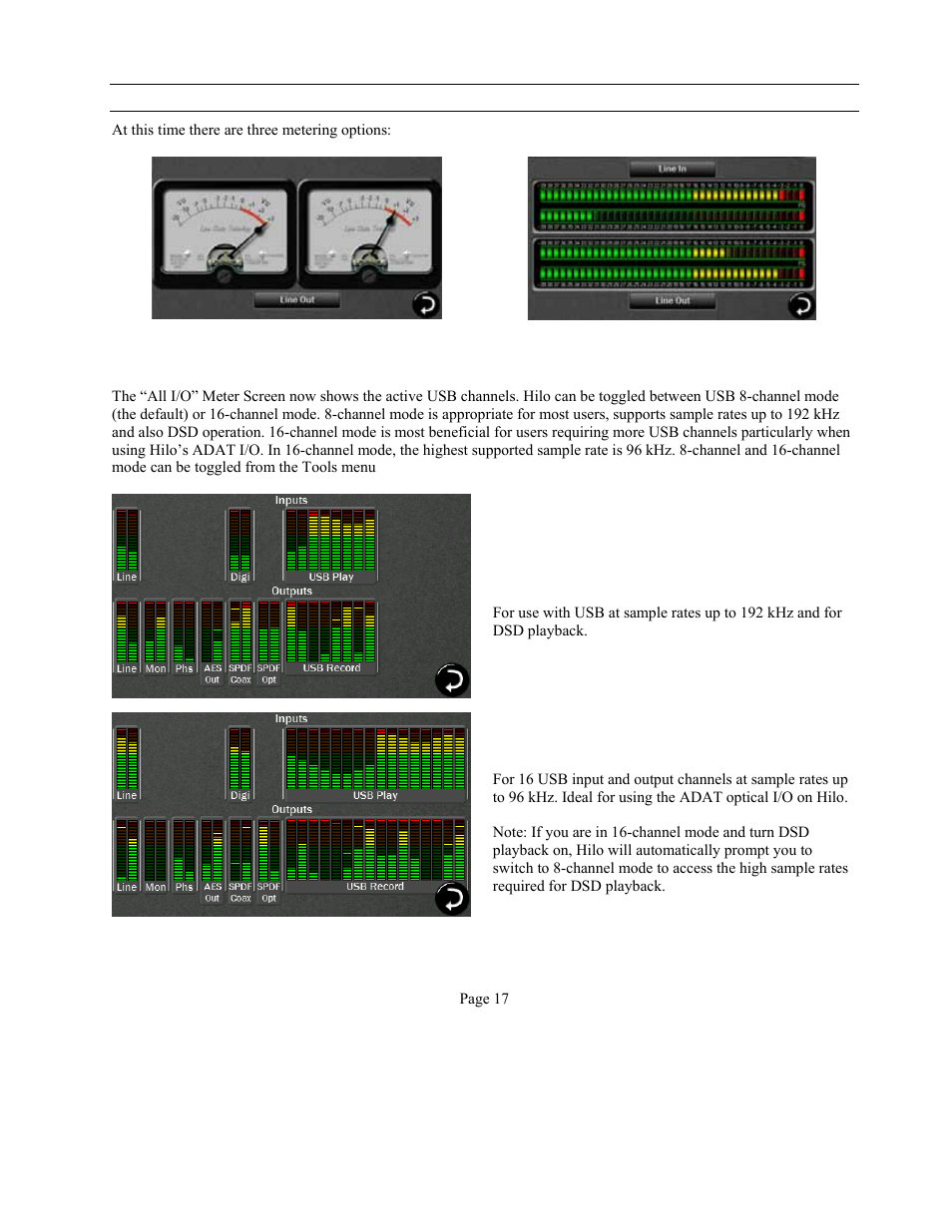 Lynx Studio Hilo Reference A/D D/A Converter System - Owner's Manual with LT-USB User Manual | Page 21 / 68