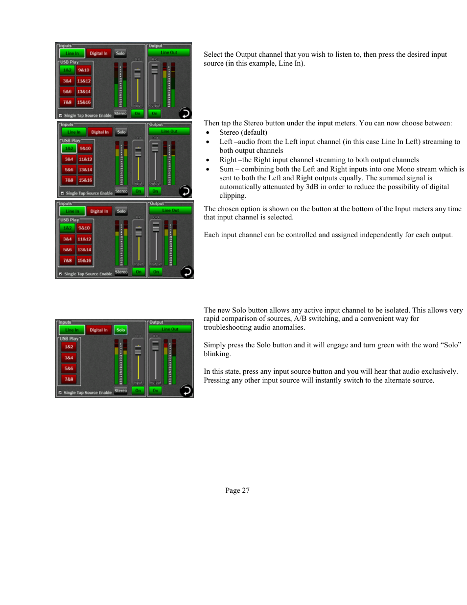 Lynx Studio Hilo Reference A/D D/A Converter System - Owner's Manual with LT-USB User Manual | Page 31 / 68