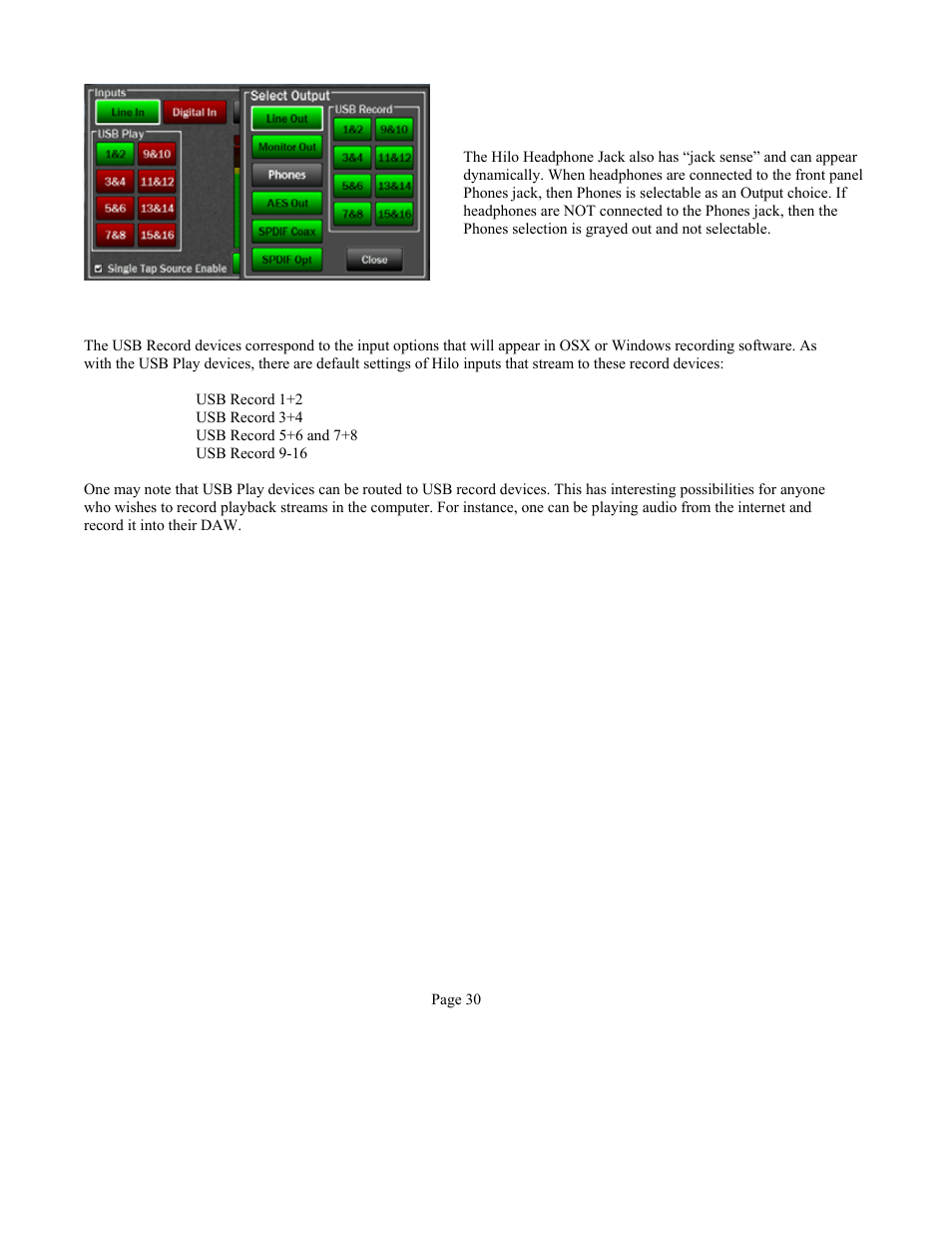 Lynx Studio Hilo Reference A/D D/A Converter System - Owner's Manual with LT-USB User Manual | Page 34 / 68