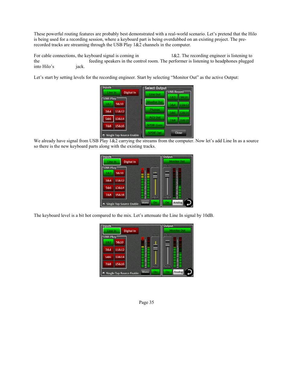 Lynx Studio Hilo Reference A/D D/A Converter System - Owner's Manual with LT-USB User Manual | Page 39 / 68