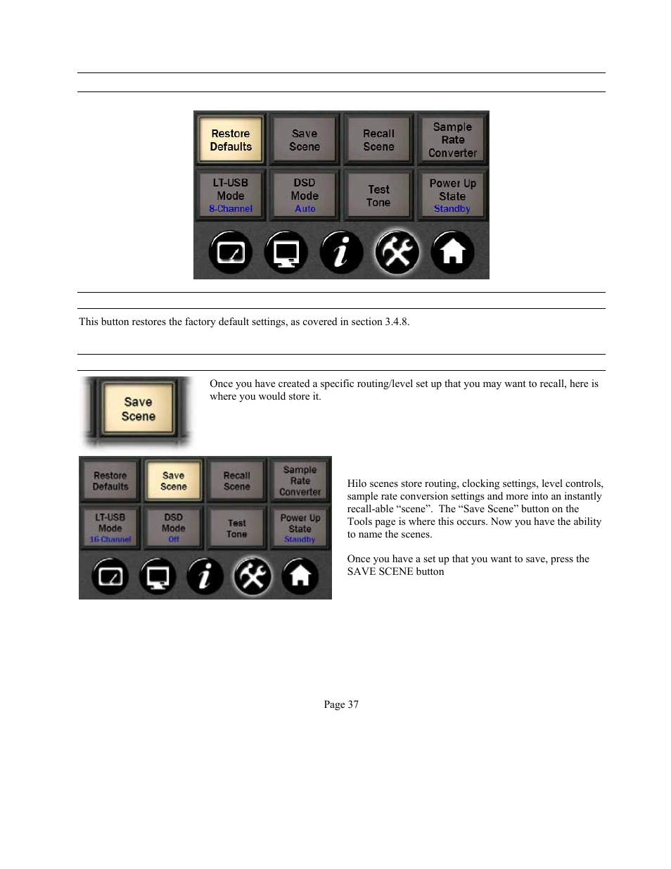Lynx Studio Hilo Reference A/D D/A Converter System - Owner's Manual with LT-USB User Manual | Page 41 / 68