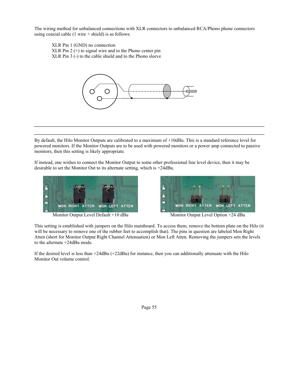 Lynx Studio Hilo Reference A/D D/A Converter System - Owner's Manual with LT-USB User Manual | Page 59 / 68