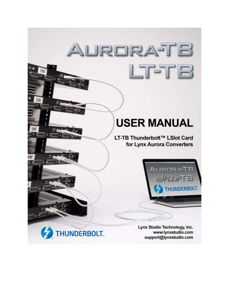 Lynx Studio LT-TB Thunderbolt User Manual | 55 pages