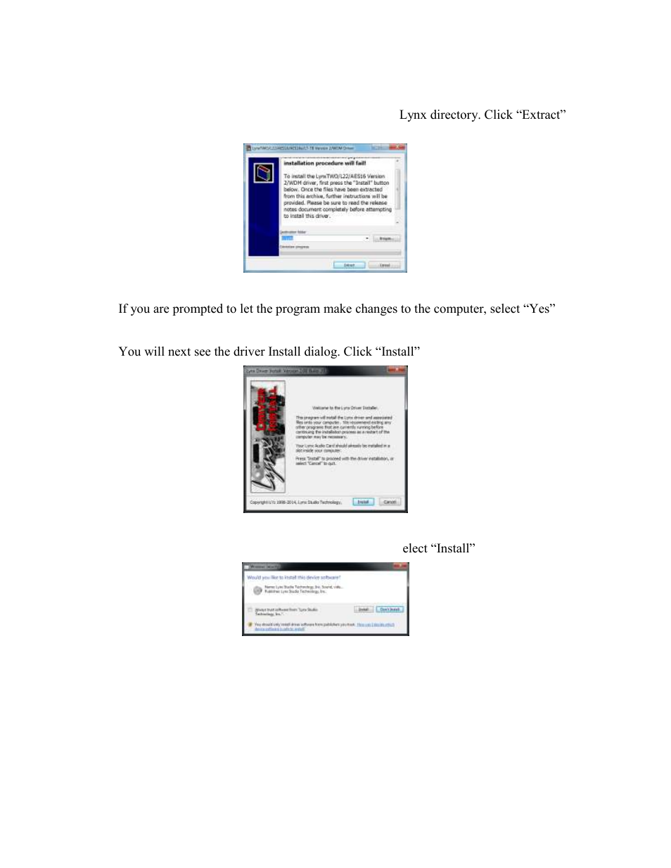 Lynx Studio LT-TB Thunderbolt User Manual | Page 15 / 55