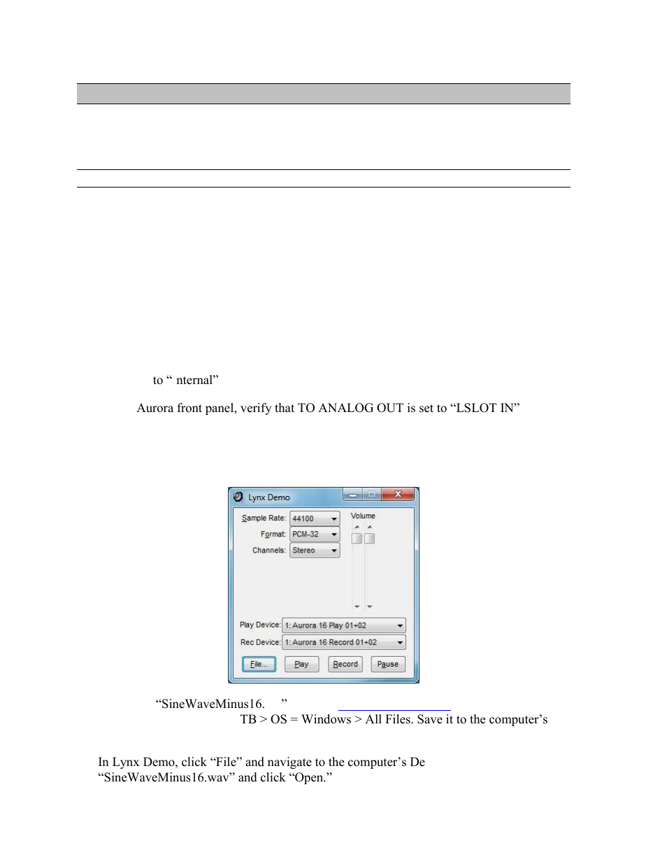 Getting started, Windows quick audio test | Lynx Studio LT-TB Thunderbolt User Manual | Page 20 / 55