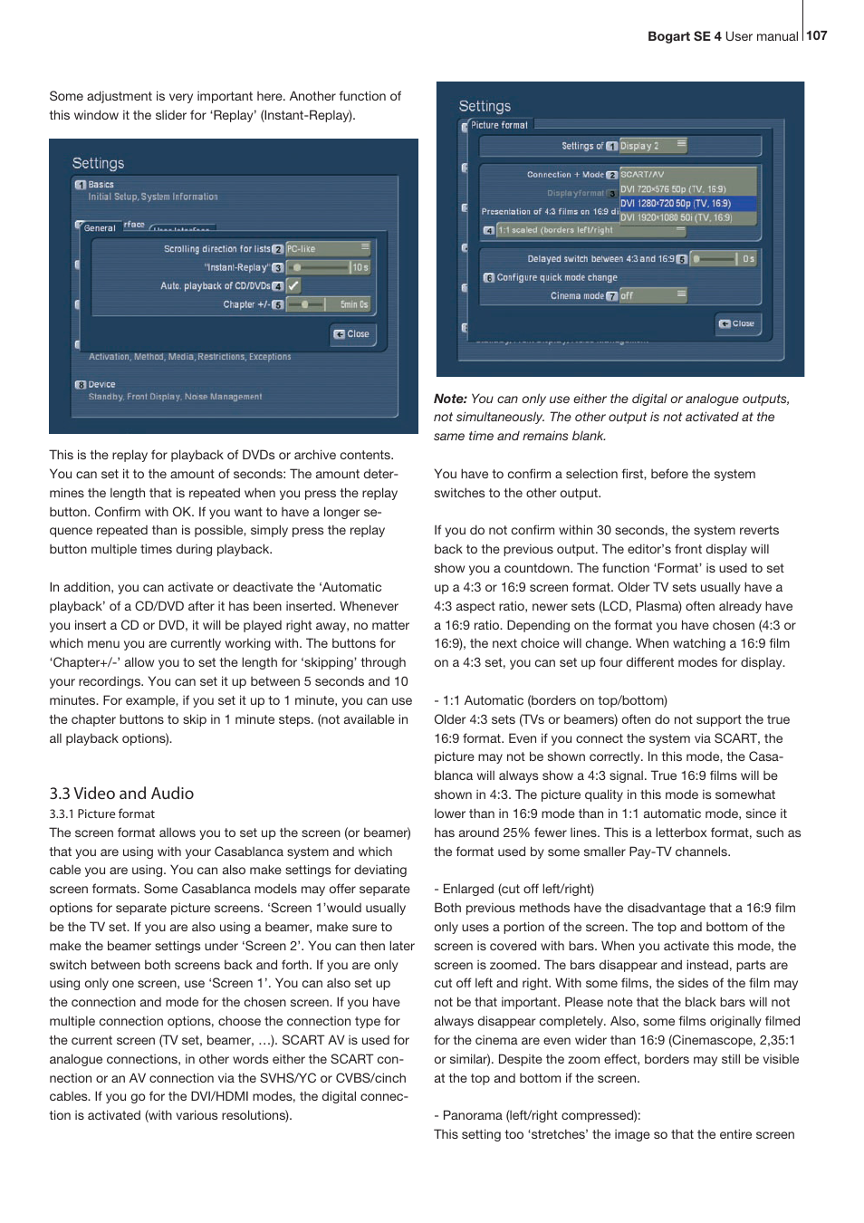 3 video and audio | MacroSystem Bogart SE Ver.4 User manual User Manual | Page 107 / 112
