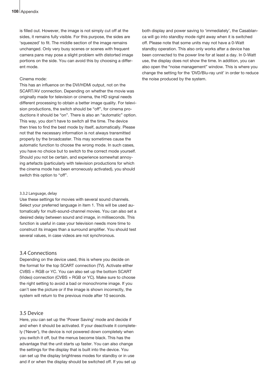 4 connections, 5 device | MacroSystem Bogart SE Ver.4 User manual User Manual | Page 108 / 112