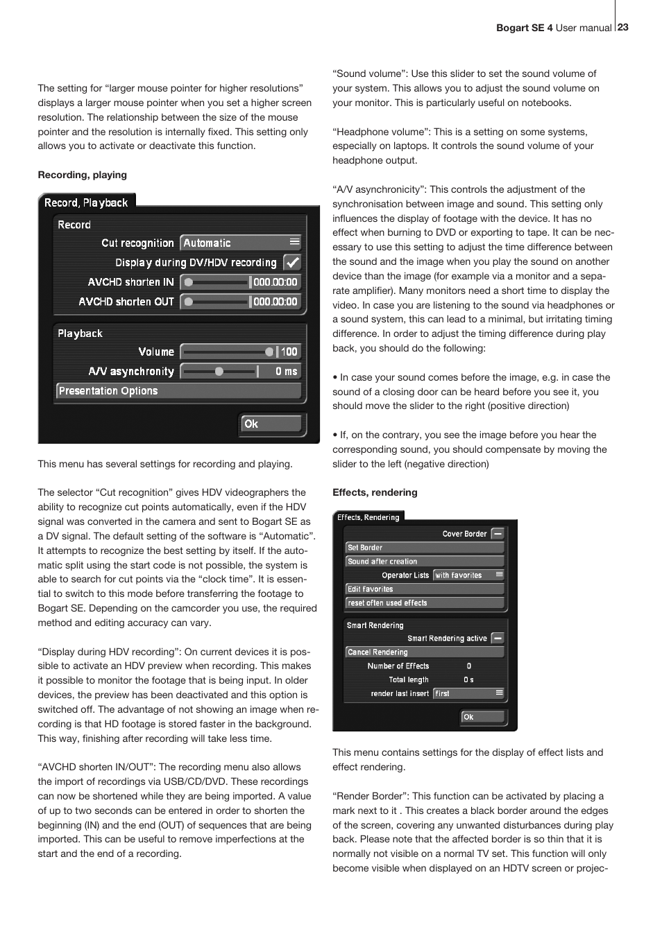 MacroSystem Bogart SE Ver.4 User manual User Manual | Page 23 / 112