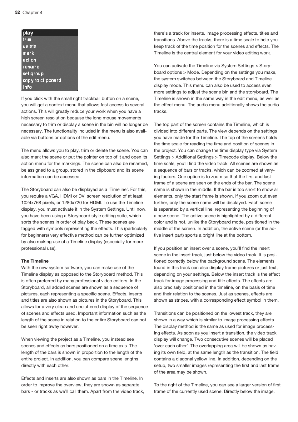 MacroSystem Bogart SE Ver.4 User manual User Manual | Page 32 / 112