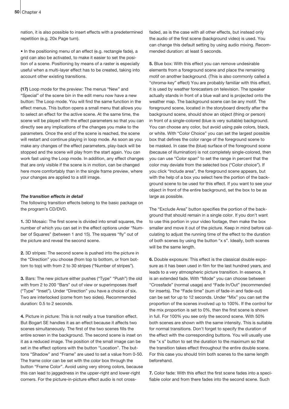 MacroSystem Bogart SE Ver.4 User manual User Manual | Page 50 / 112