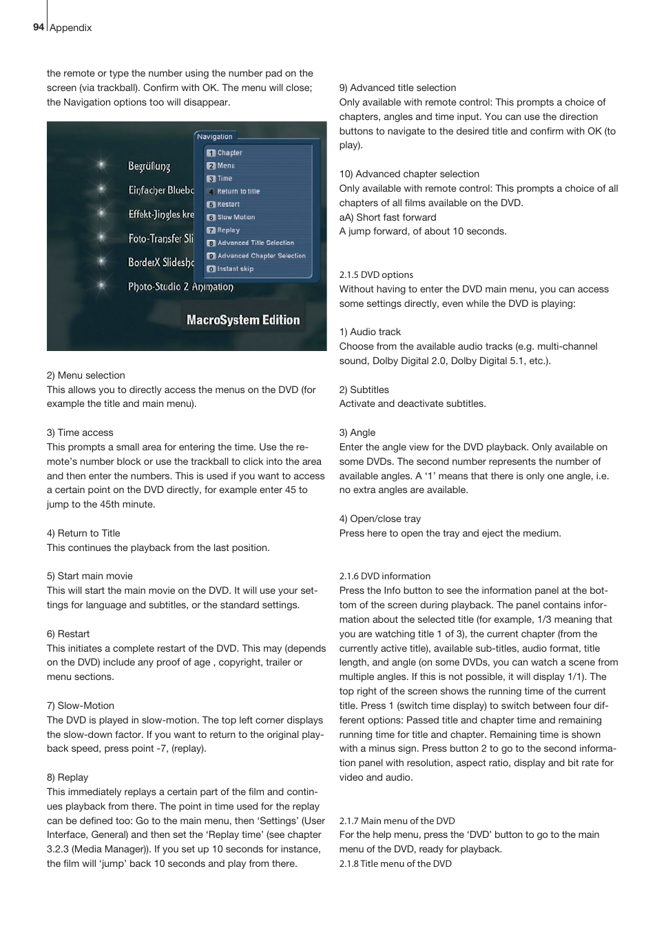 MacroSystem Bogart SE Ver.4 User manual User Manual | Page 94 / 112