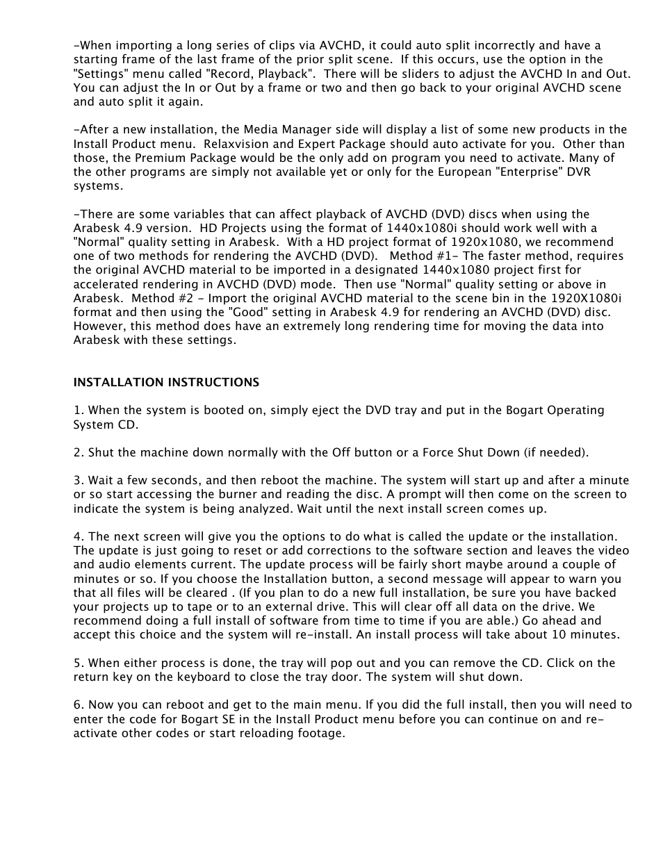 MacroSystem Bogart SE Ver.3 - v3.2c Release Notes User Manual | Page 3 / 3