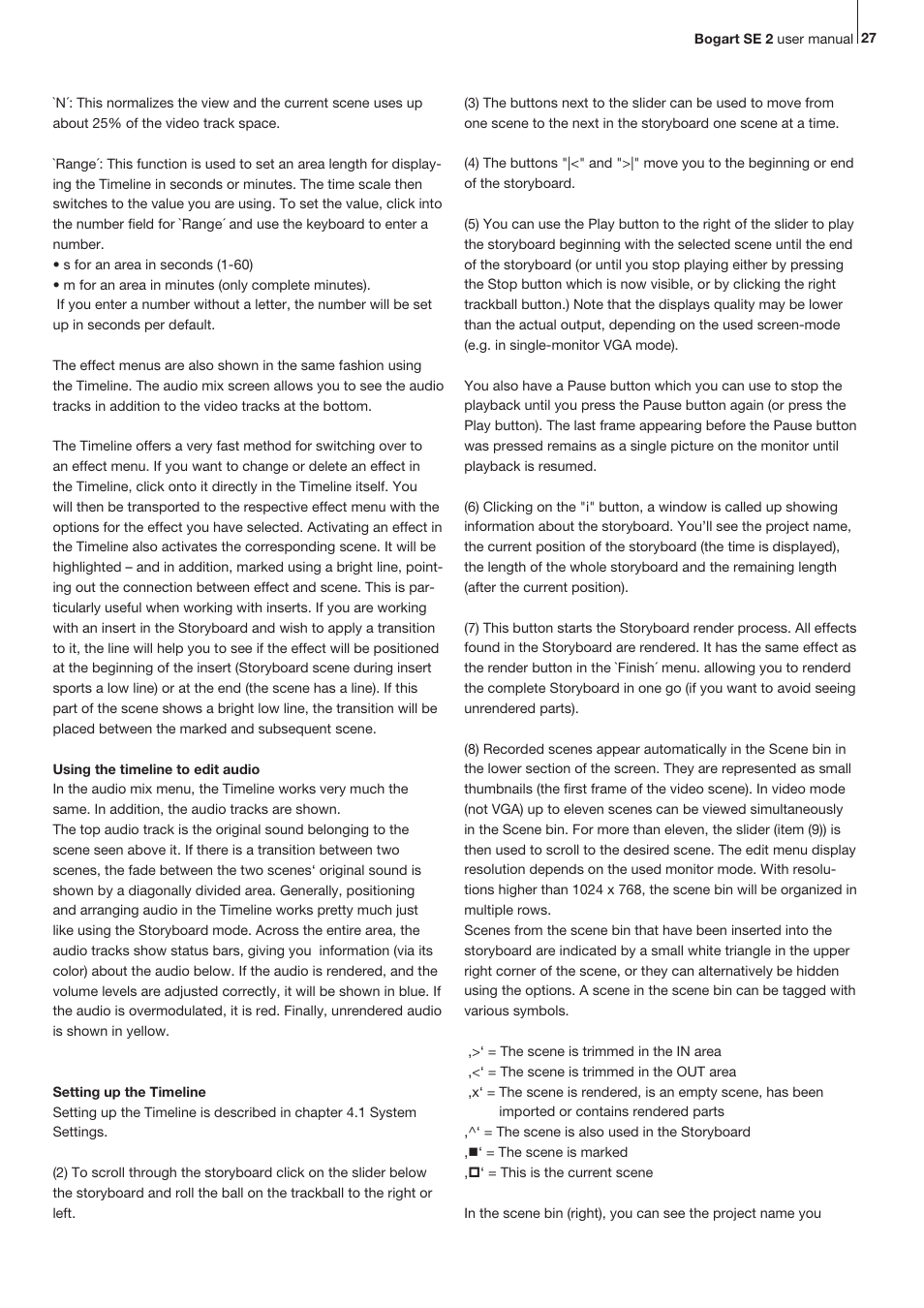 MacroSystem Bogart SE Ver.2 User manual User Manual | Page 29 / 100