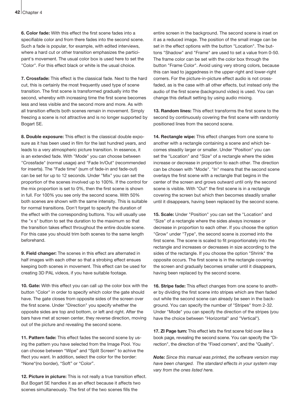 MacroSystem Bogart SE Ver.2 User manual User Manual | Page 44 / 100