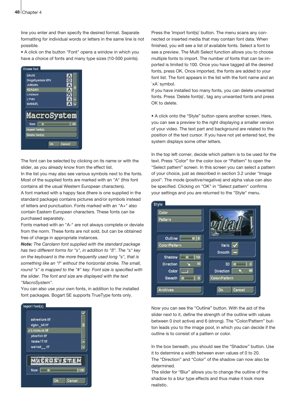 MacroSystem Bogart SE Ver.2 User manual User Manual | Page 50 / 100