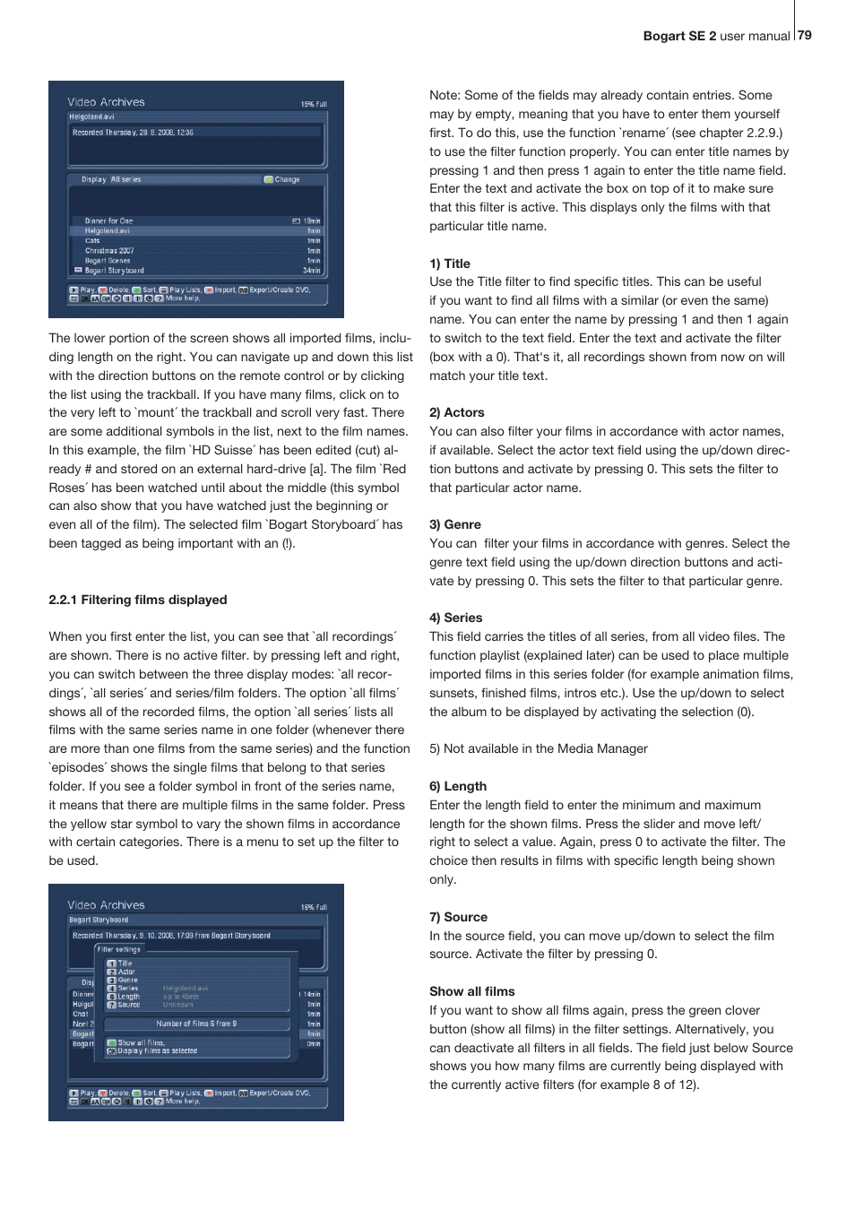 MacroSystem Bogart SE Ver.2 User manual User Manual | Page 81 / 100