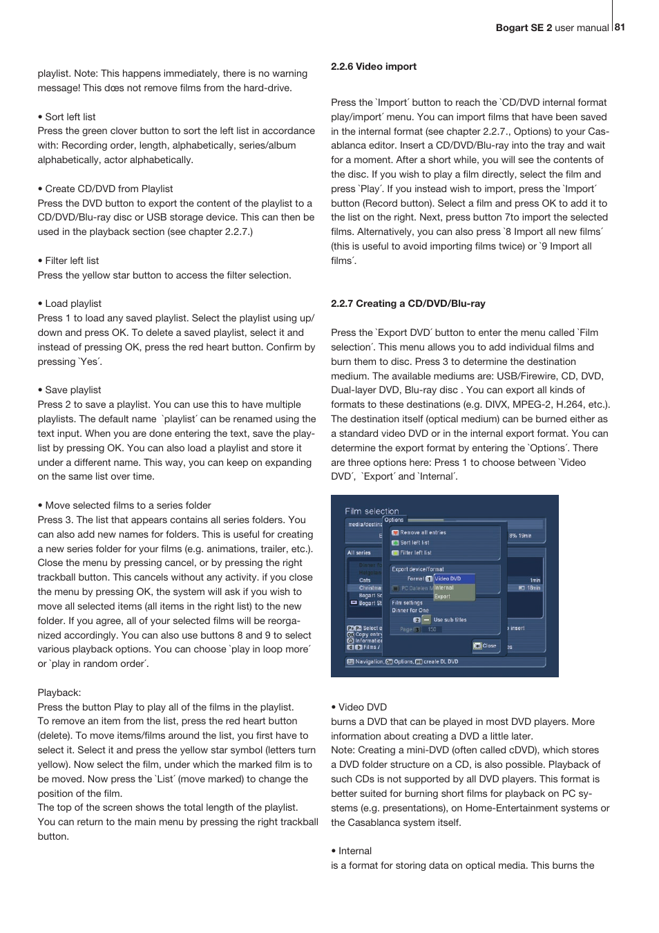 MacroSystem Bogart SE Ver.2 User manual User Manual | Page 83 / 100