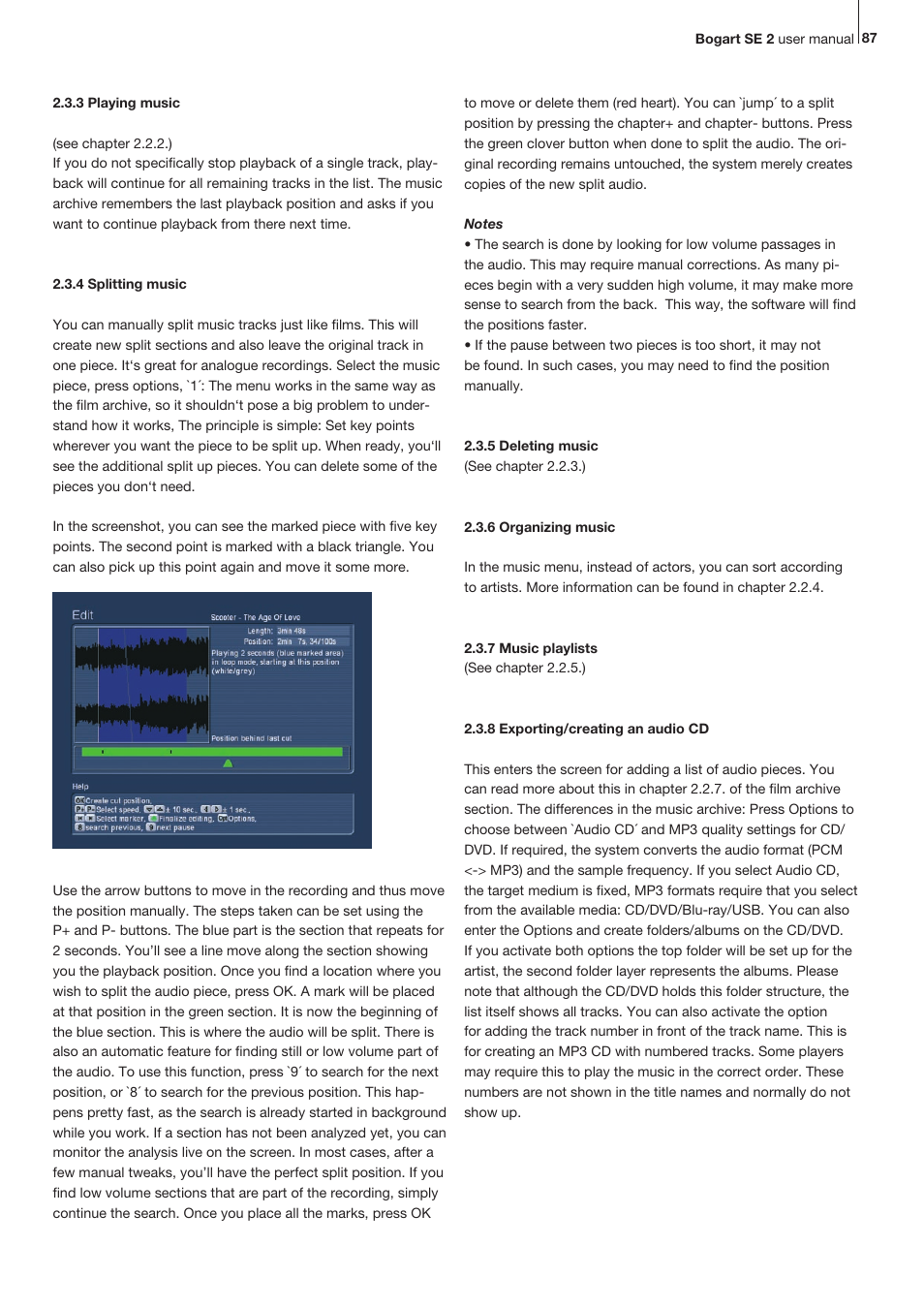 MacroSystem Bogart SE Ver.2 User manual User Manual | Page 89 / 100