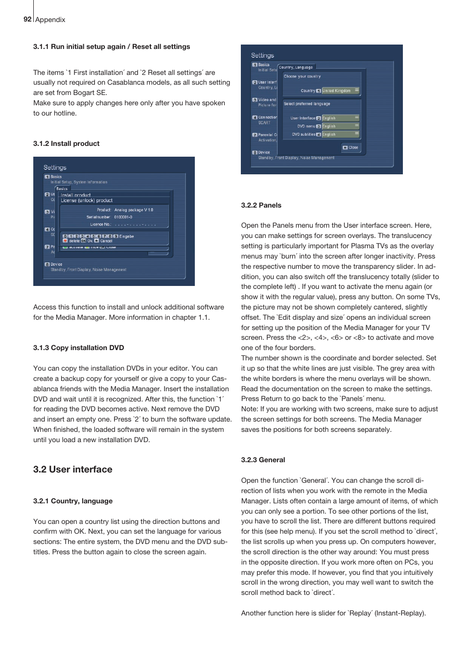 2 user interface | MacroSystem Bogart SE Ver.2 User manual User Manual | Page 94 / 100