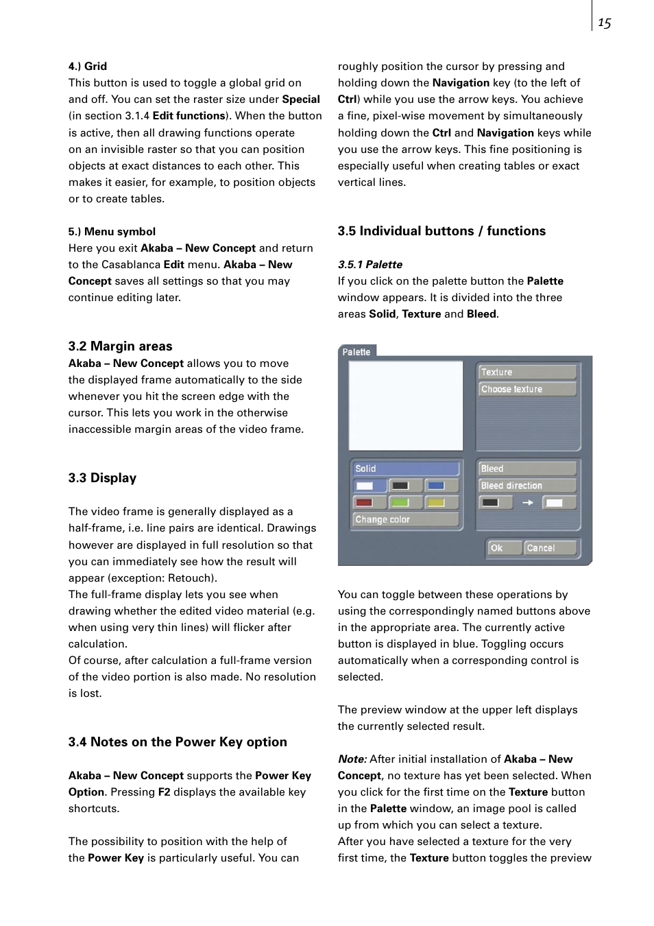 MacroSystem Akaba – New Concept User Manual | Page 15 / 32