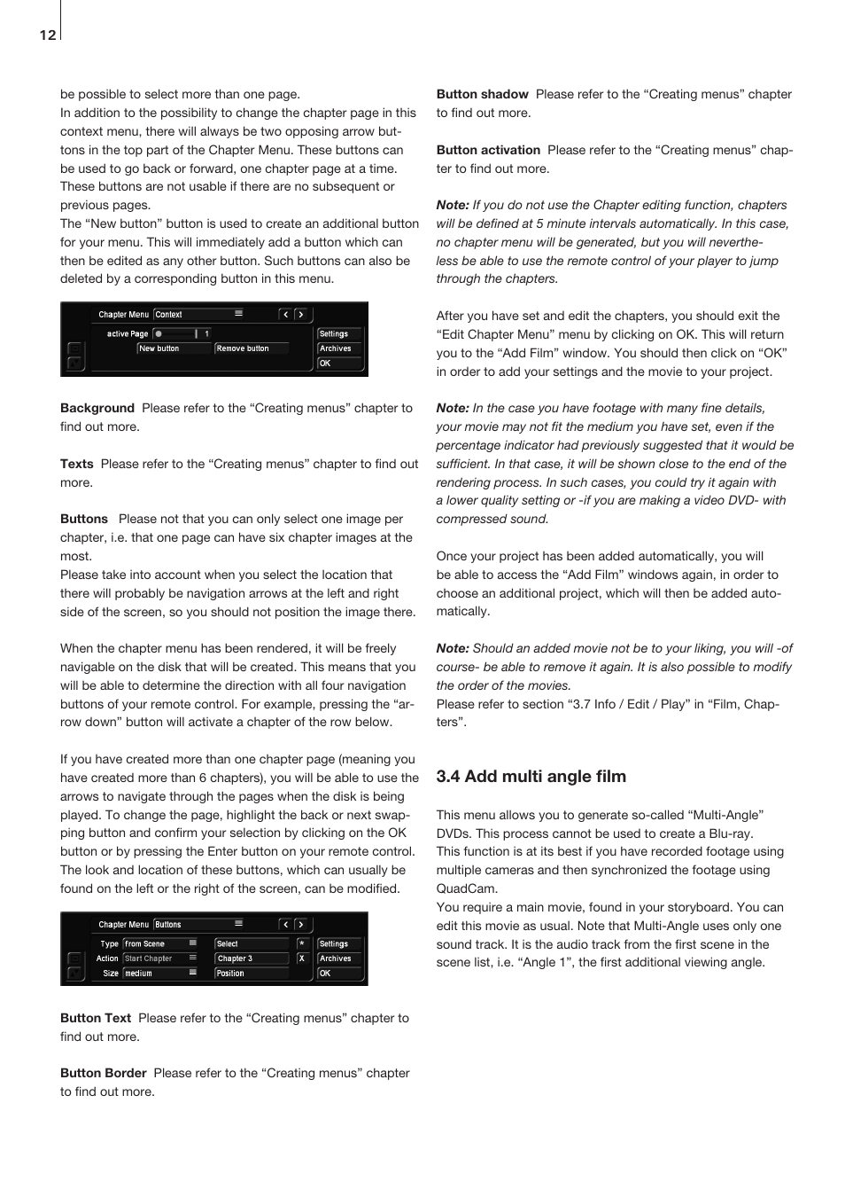 4 add multi angle film | MacroSystem Arabesk 5 User Manual | Page 12 / 24