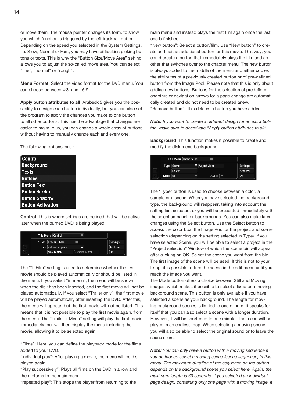 MacroSystem Arabesk 5 User Manual | Page 14 / 24