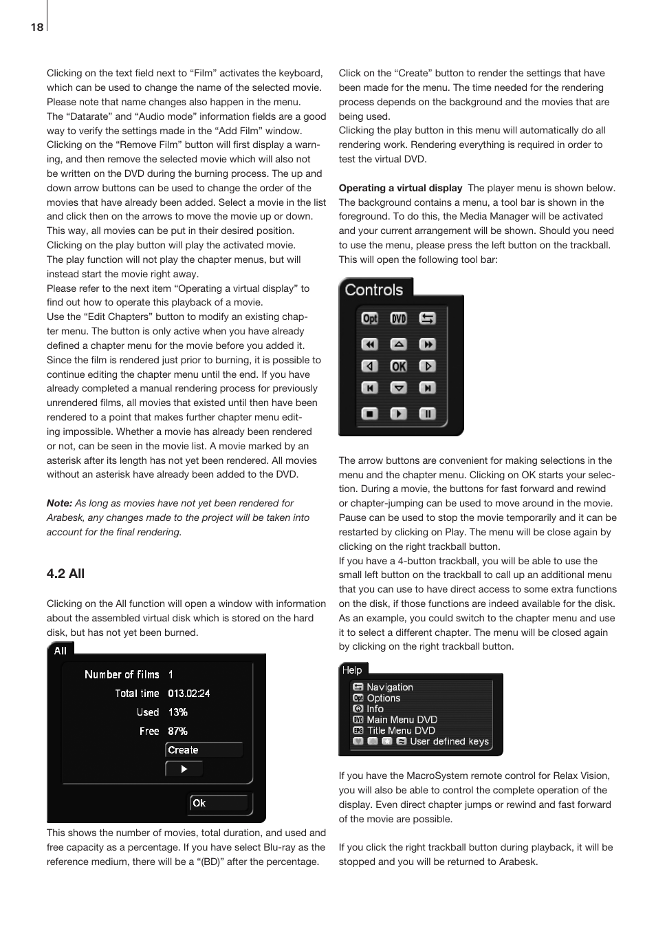 2 all | MacroSystem Arabesk 5 User Manual | Page 18 / 24