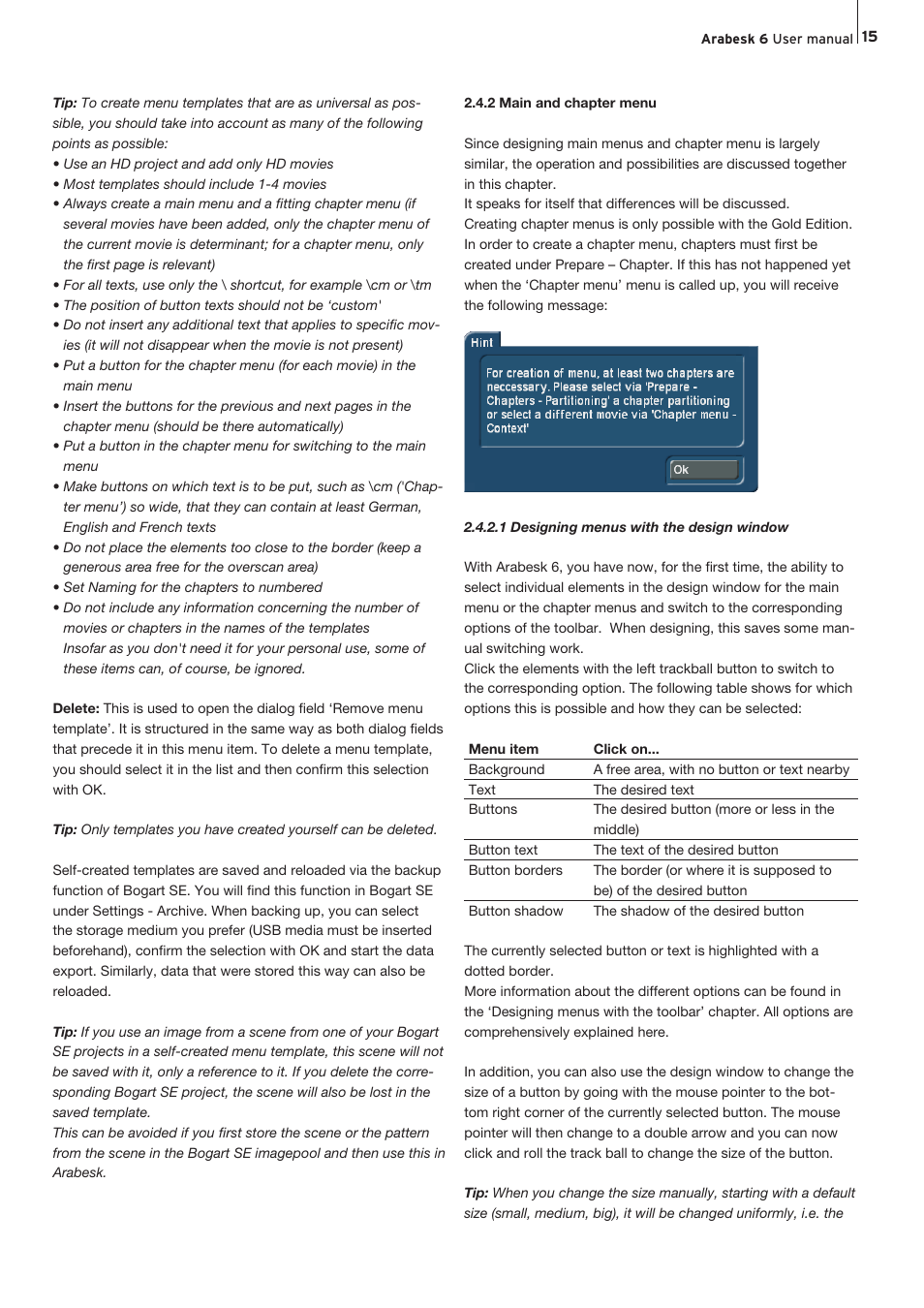 MacroSystem Arabesk Ver.6 User Manual | Page 15 / 28