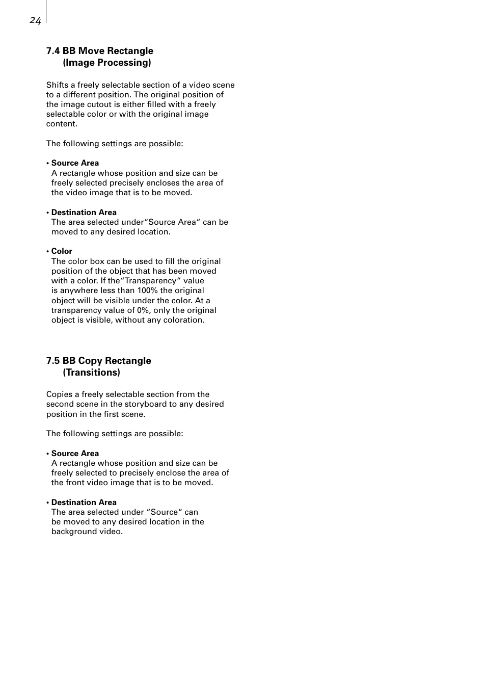 MacroSystem Bluebox World User Manual | Page 24 / 34
