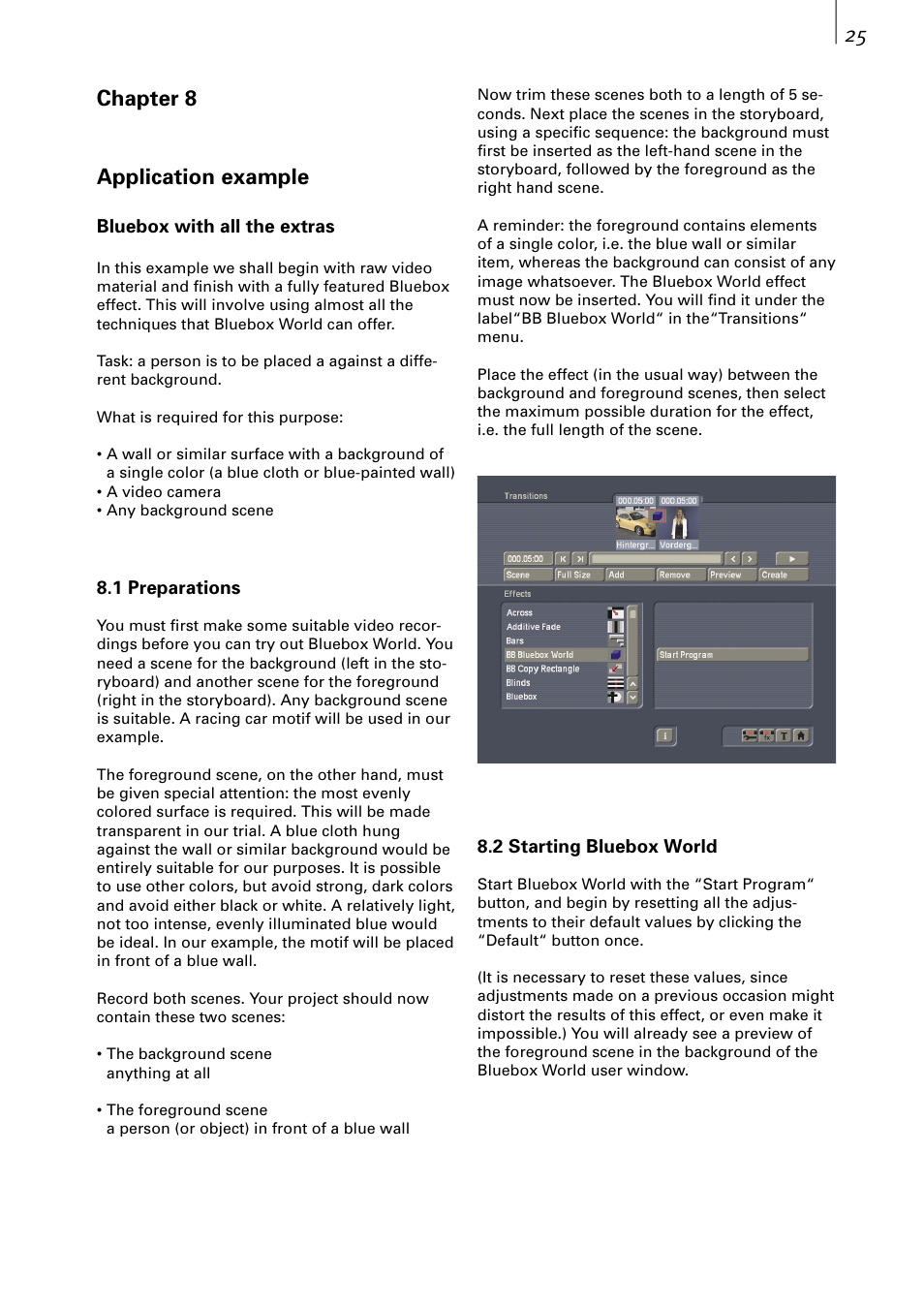 MacroSystem Bluebox World User Manual | Page 25 / 34
