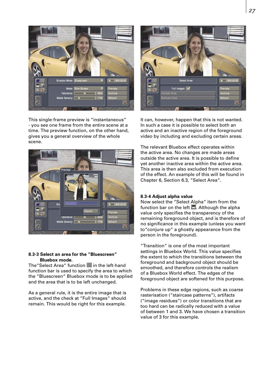 MacroSystem Bluebox World User Manual | Page 27 / 34